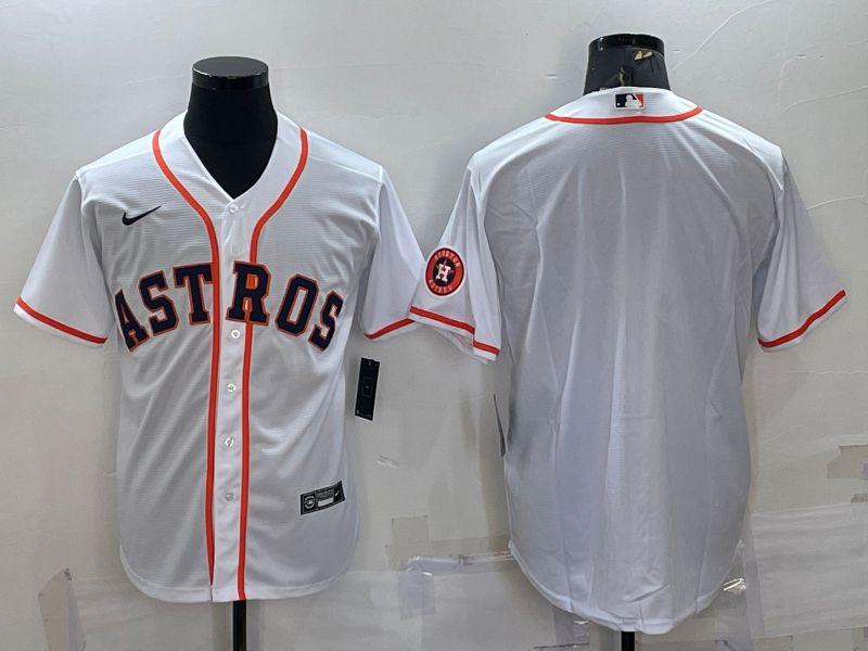 Men Houston Astros Blank White Game Nike 2022 MLB Jersey1->houston astros->MLB Jersey